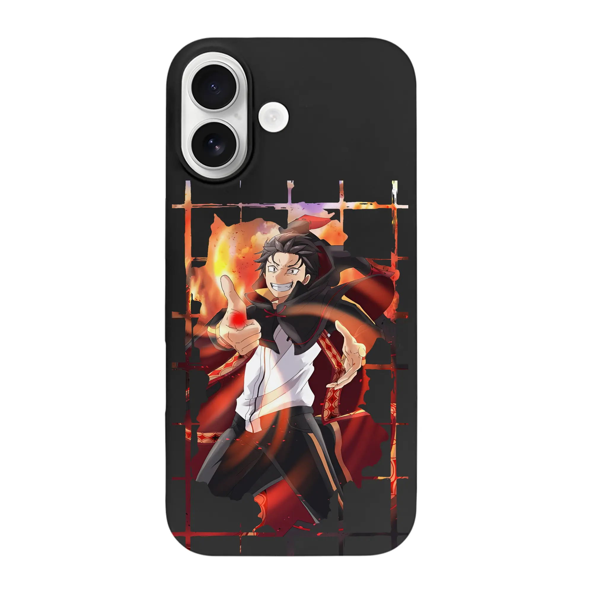 リゼロ グッズ ナツキ・スバル - iPhone 17 シリーズ シリコンケース 薄型 耐衝撃 指紋防止 ソフトタッチカバー 精密フィット 傷防止 保護ケース iPhone 17/17 Air/17 Pro/17 Pro Max 対応